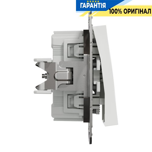 Кнопка 2-клавішний Schneider Electric Asfora EPH1170121, біла (без рамки) | ELECTRICA.NET.UA