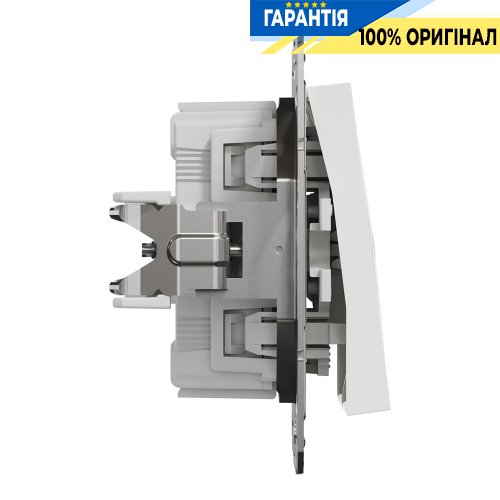 Вимикач кнопки. 2-клавішний для жалюзі Schneider Electric Asfora EPH1370121, білий (без рамки) | ELECTRICA.NET.UA