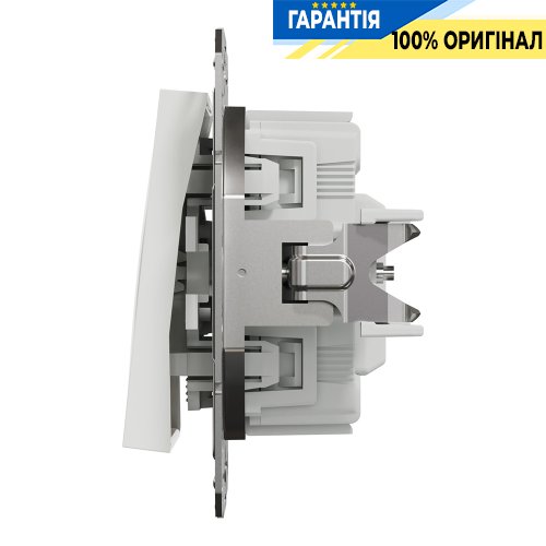 Выключатель 1-клавишный с подсветкой Schneider Electric Asfora EPH1470121, белый (без рамки) | ELECTRICA.NET.UA