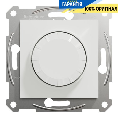 Поворотний LED димер RC 3-370Вт Schneider Electric Asfora EPH6870121, білий (без рамки) | ELECTRICA.NET.UA