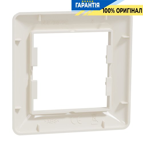 Рамка 1-а Schneider Electric Asfora EPH5800123, крем | ELECTRICA.NET.UA