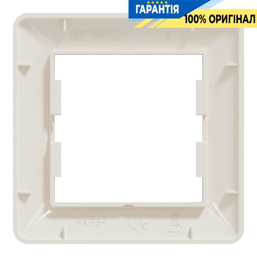 Рамка 1-а Schneider Electric Asfora EPH5800123, крем | ELECTRICA.NET.UA