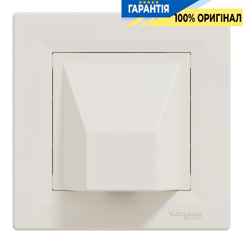 Розетка для кабельного вывода, Schneider Electric Asfora, (крем) EPH5500123 | ELECTRICA.NET.UA