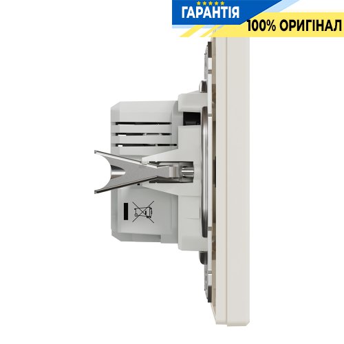 Розетка USB тип А+С 2,4А, Schneider Electric Asfora EPH2700323, крем | ELECTRICA.NET.UA