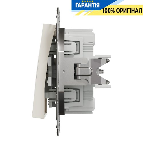 Перемикач 1-клавішний Schneider Electric Asfora EPH0470123, крем (без рамки) | ELECTRICA.NET.UA