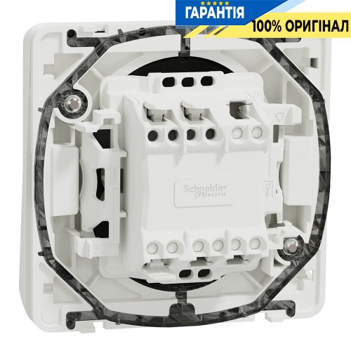 Механізм перемикача з підсвічуванням IP55, білий, Schneider Electric Mureva Styl MUR39024 | ELECTRICA.NET.UA
