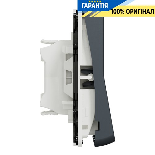 Механізм 2-клавішного перемикача IP55, чорний, Schneider Electric Mureva Styl MUR35019 | ELECTRICA.NET.UA