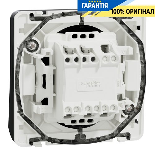 Механизм кнопочного выключателя IP55, черный, Schneider Electric Mureva Styl MUR35027 | ELECTRICA.NET.UA