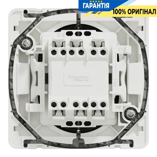 Механизм 2-клавишного переключателя IP55, белый, Schneider Electric Mureva Styl MUR39022 | ELECTRICA.NET.UA