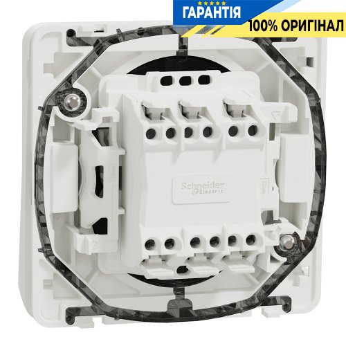 Механизм 2-клавишного переключателя IP55, белый, Schneider Electric Mureva Styl MUR39022 | ELECTRICA.NET.UA