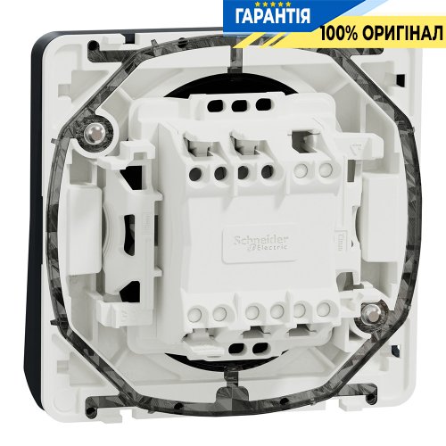 Механизм переключателя IP55, Сх.6, черный, Schneider Electric Mureva Styl, MUR37021 | ELECTRICA.NET.UA