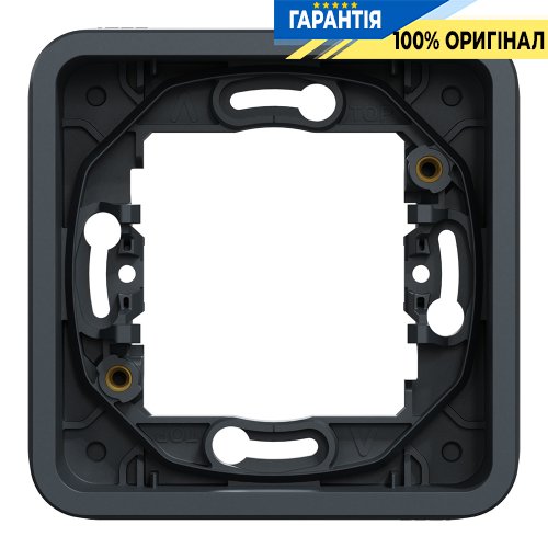 Рамка одноместная без винтов IP55, черная, Schneider Electric Mureva Styl MUR34107 | ELECTRICA.NET.UA