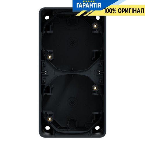 Двомісний бокс, зовнішній монтаж вертикальний, IP55, чорний, Schneider Electric Mureva Styl MUR37912 | ELECTRICA.NET.UA