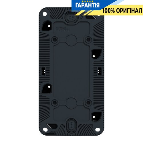 Двомісний бокс, зовнішній монтаж вертикальний, IP55, чорний, Schneider Electric Mureva Styl MUR37912 | ELECTRICA.NET.UA