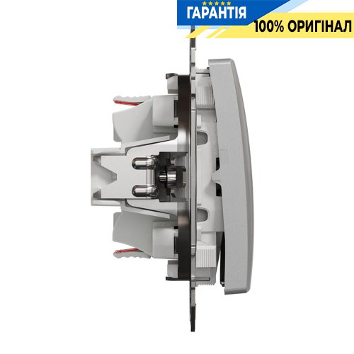 Переключатель 2-кл Schneider Electric «Sedna Design» SDD113108, цвет - алюминий