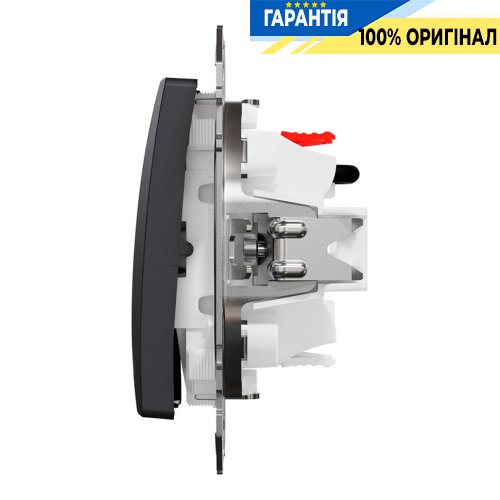 Вимикач для жалюзі 2-кл Schneider Electric Sedna Design SDD114104, колір - чорний
