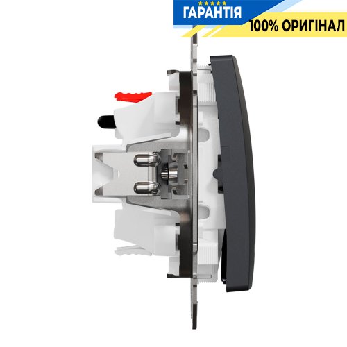 Вимикач для жалюзі 2-кл Schneider Electric Sedna Design SDD114104, колір - чорний