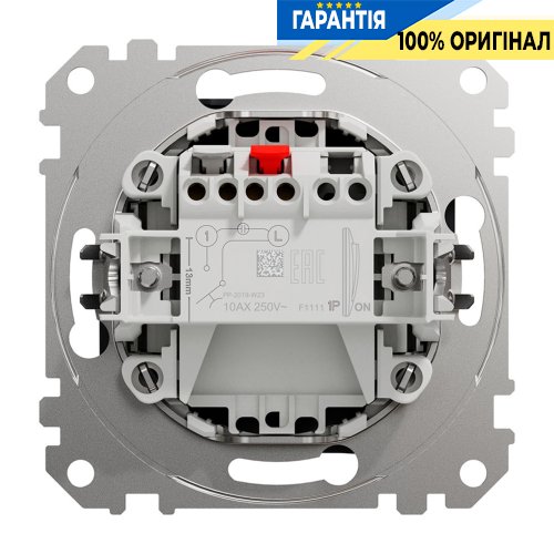 Кнопковий вимикач 1-кл Schneider Electric Sedna Design SDD114111, колір - чорний