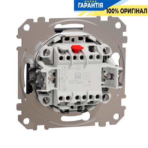 Переключатель 1-кл Schneider Electric «Sedna Design» SDD114106, цвет - черный