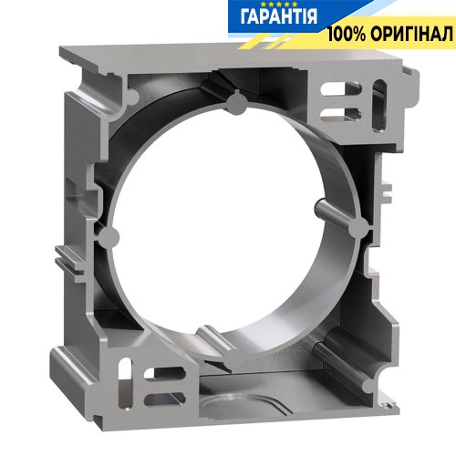 Коробка для поверхневого багатопостового монтажу Schneider Electric Sedna Design SDD113902, колір - алюміній