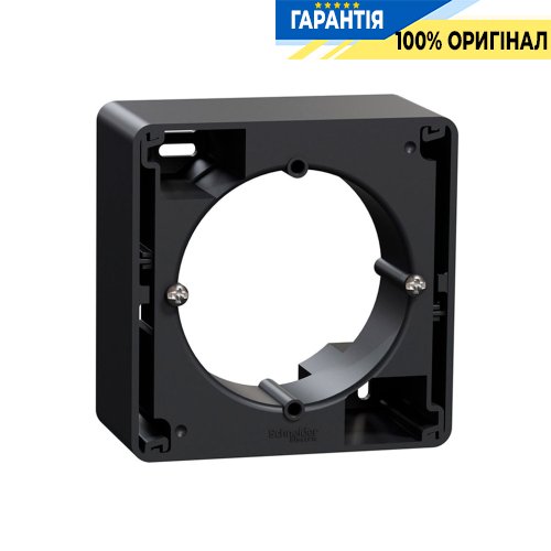 Коробка для поверхневого монтажу Schneider Electric «Sedna Design» SDD114901, колір - чорний