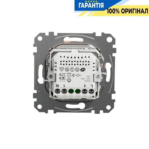 Датчик руху з вимикачем 10 A Schneider Electric "Sedna Design" SDD112504, колір - бежевий