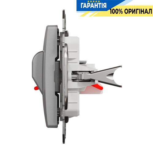 Аудіорозетка Schneider Electric Sedna Design SDD113411, колір - алюміній