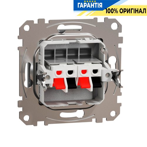 Аудіорозетка Schneider Electric Sedna Design SDD113411, колір - алюміній