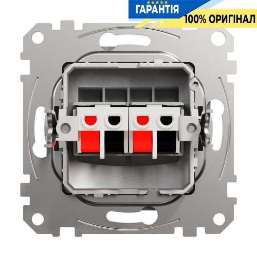 Аудіорозетка Schneider Electric Sedna Design SDD113411, колір - алюміній
