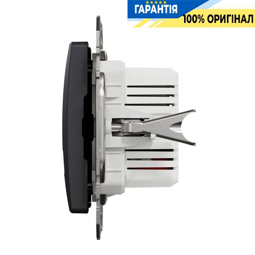 USB розетка тип A+A 2,1A Schneider Electric Sedna Design SDD114401, колір - чорний