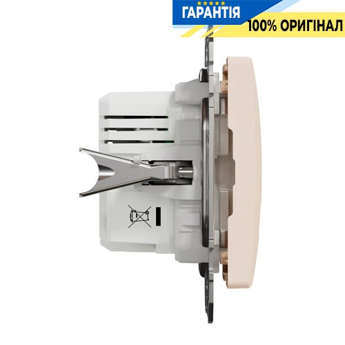 USB розетка тип A+C 2,4A Schneider Electric Sedna Design SDD112402, колір - бежевий
