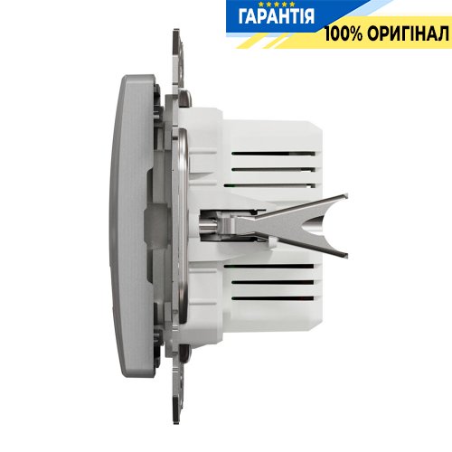 USB розетка тип A+C 2,4A Schneider Electric Sedna Design SDD113402, колір - алюміній