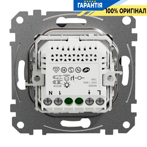 Термостат для теплої підлоги 16A Schneider Electric Sedna Design SDD114507, колір - чорний