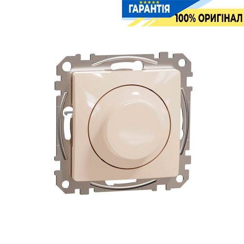 Універсальний поворотний димер для Led ламп Schneider Electric «Sedna Design» SDD112502, колір - бежевий