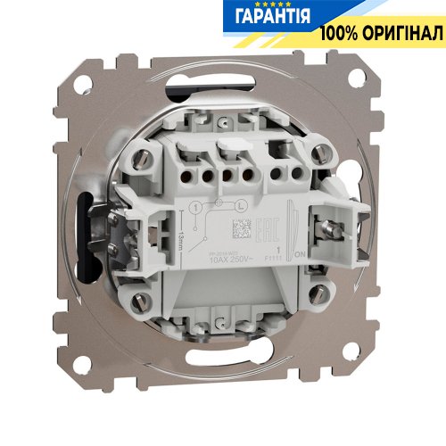 Картковий вимикач 10А, Schneider Electric "Sedna Design" SDD114121, колір - чорний
