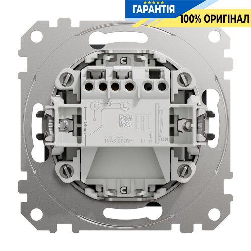 Картковий вимикач 10А, Schneider Electric "Sedna Design" SDD114121, колір - чорний