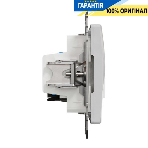 Розетка телекомунікаційна RJ45+RJ11 6UTP Schneider Electric Sedna Design SDD113468, колір - алюміній