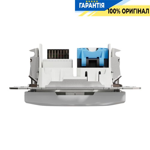 Розетка телекомунікаційна RJ45+RJ11 6UTP Schneider Electric Sedna Design SDD113468, колір - алюміній