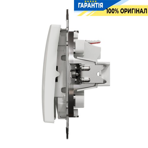 Кнопковий 2-кл вимикач 10A Schneider Electric Sedna Design SDD111118, колір - білий