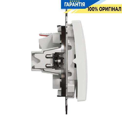 Кнопковий 2-кл вимикач 10A Schneider Electric Sedna Design SDD111118, колір - білий