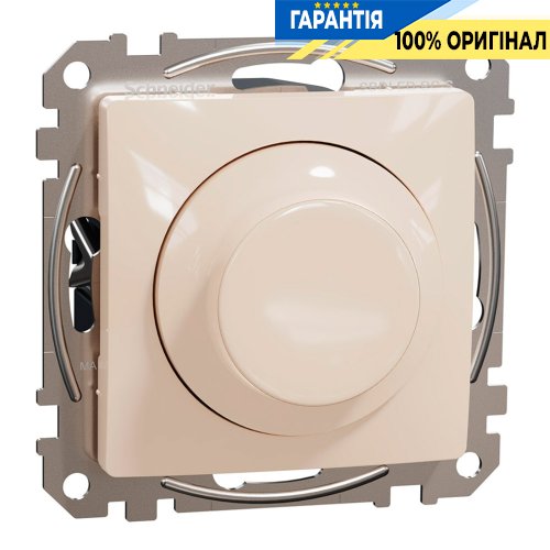 Поворотний димер для LED RC 3-370Вт Schneider Electric Sedna Design SDD112501, колір - бежевий