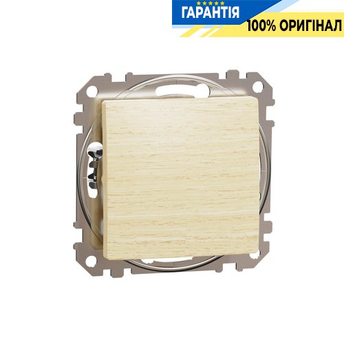 Переключатель 1-кл Schneider Electric «Sedna Elements» SDD180106, цвет - береза