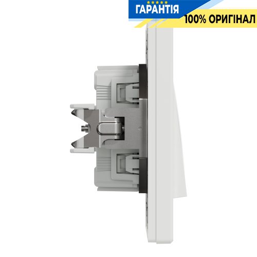 Вимикач самозатискний 1-клавішний Asfora, (білий) Schneider Electric EPH0100121