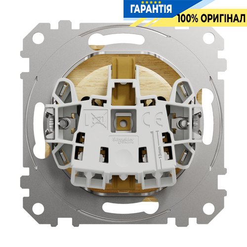 Розетка зі шторками Schneider Electric «Sedna Elements» SDD180022, колір - береза