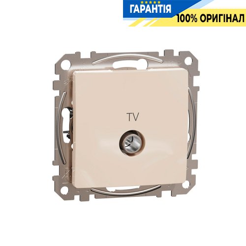 Розетка TV кінцева 4дб Schneider Electric "Sedna Design" SDD112471, колір - бежевий