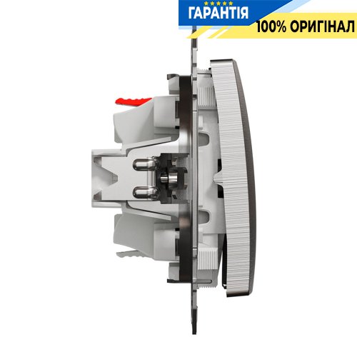 Переключатель 1-кл Schneider Electric «Sedna Elements» SDD170106, цвет - матовый алюминий