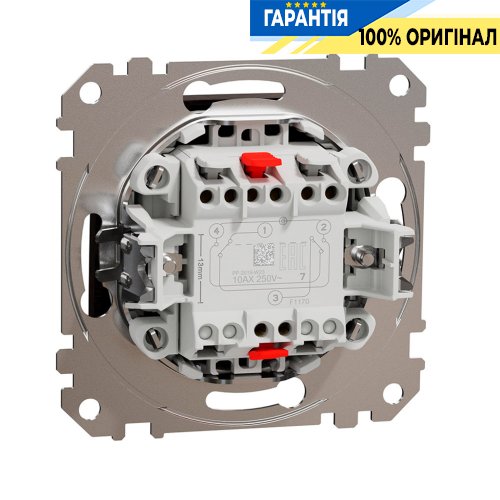 Промежуточный выключатель 1-кл Schneider Electric «Sedna Elements» SDD181107, цвет - венге