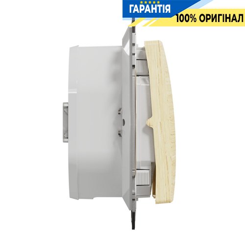 Перемикач 1-кл IP44 Schneider Electric Sedna Elements SDD280106, колір - береза