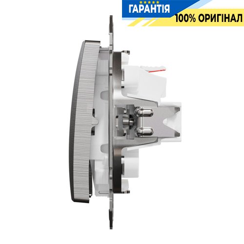 Выключатель с подсветкой 1-кл Schneider Electric «Sedna Elements» SDD170101L, цвет - матовый алюминий