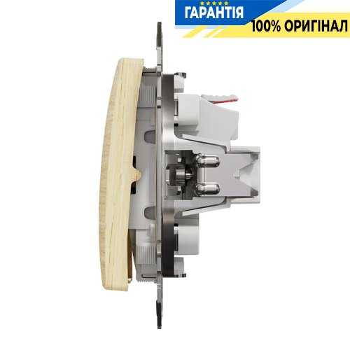 Выключатель с подсветкой 1-кл Schneider Electric «Sedna Elements» SDD180101L, цвет - береза